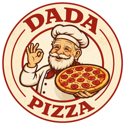 Da Da Pizza logo.